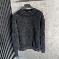 Ватирана Oversize Блуза Черна