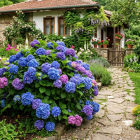 Хортензия	Hydrangea hortensis