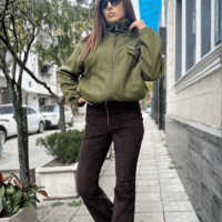 Панталон от фино кадифе – Кафяв Чарлстон