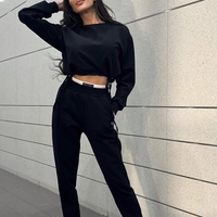 Ежедневен  сет с акцент върху талията — ЧЕРЕН