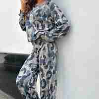 Ежедневна блуза със свободна кройка – Арт принт