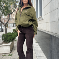 Вълнено яке – Маслинено зелено