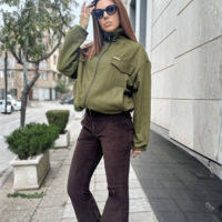 Панталон от фино кадифе – Кафяв Чарлстон