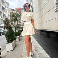 Сет от 2 части Мече - Светло бежово