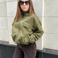 Вълнено яке – Маслинено зелено