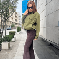 Вълнено яке – Маслинено зелено