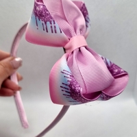 Ръчно изработен детскa диадемa с голяма панделка