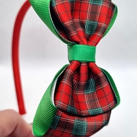 Диадема с коледна панделка |