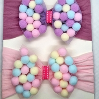 Бебешка лента тюрбан с панделка