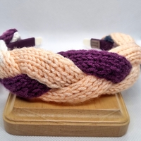 ДЕТСКА ДИАДЕМА ПЛЕТЕНА прежда