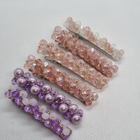 Фиба със стъклени кристали