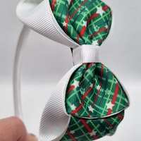 Диадема с коледна панделка |