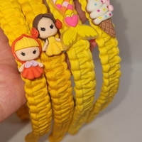 ДЕТСКА ДИАДЕМА ПЛЕТЕНА  текстил