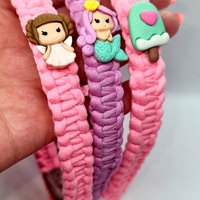 ДЕТСКА ДИАДЕМА ПЛЕТЕНА  текстил