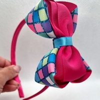 Ръчно изработен детскa диадемa с голяма панделка