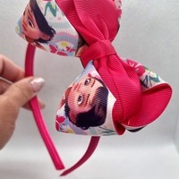 Ръчно изработен детскa диадемa с голяма панделка