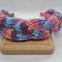 ДЕТСКА ДИАДЕМА ПЛЕТЕНА прежда