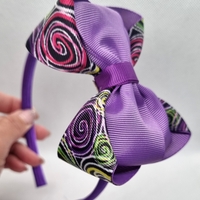 Ръчно изработен детскa диадемa с голяма панделка