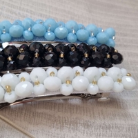 Ръчно изработена шнола със стъклени кристали