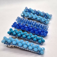 Фиба със стъклени кристали