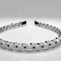 Дамска диадема със стъклени кристали