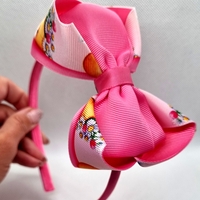 Ръчно изработен детскa диадемa с голяма панделка