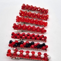 Фиба със стъклени кристали