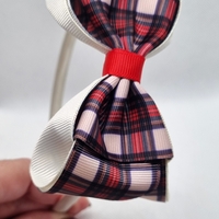 Диадема с коледна панделка |