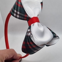 Диадема с коледна панделк