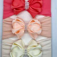 Бебешка лента тюрбан с панделка