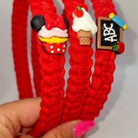 ДЕТСКА ДИАДЕМА ПЛЕТЕНА  текстил