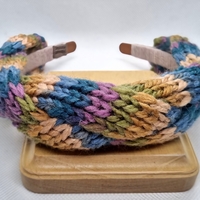 ДЕТСКА ДИАДЕМА ПЛЕТЕНА прежда