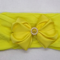 Бебешка лента тюрбан с панделка