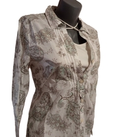 .Дамска шарена риза с цветен принт L размер