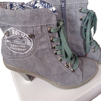 Сиви боти –35№ модел italia