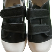 Черни детски платненки с лепенки№25