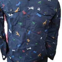 Шарена риза за момчета –спортно–елегантен стил LS 146/152