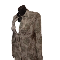 .Дамска шарена риза с цветен принт L размер