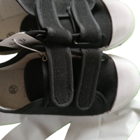 Черни детски платненки с лепенки№25