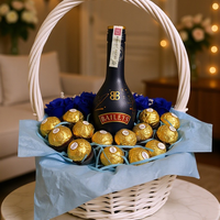 Подаръчна Кошница Синя Целувка