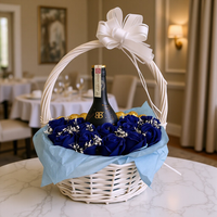 Подаръчна Кошница Синя Целувка