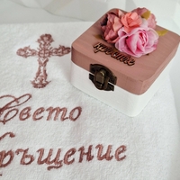 Кутийка за кръстче/косичка ''Цветни мечти''