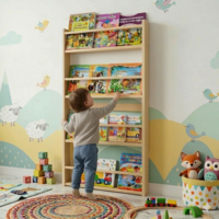 Рафт за книжки тип Монтесори