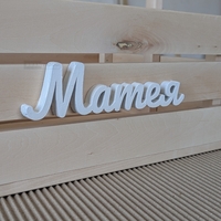 Име от дърво за гардеробче