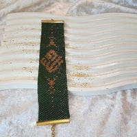 Плоска гривна  с дубайски мотиви