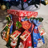 🎄 Коледна торбичка „Изненада“ – ръчно изработена магия 🎁