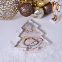 Поставка от еко смола „Коледна елха“ – Ръчна изработка, еко декорация и коледен подарък