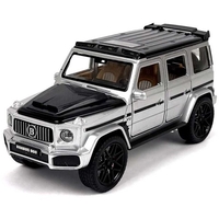 Метален джип с отварящи се врати светлини и звуци Mercedes G-class Brabus 900 1:24
