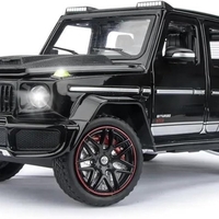 Метален джип с отварящи се врати светлини и звуци Mercedes Benz G-Class Brabus G800 1:24
