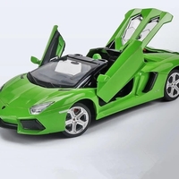Метална кола с отварящи се врати и капаци MSZ Lamborghini Aventador Roadster 1:24